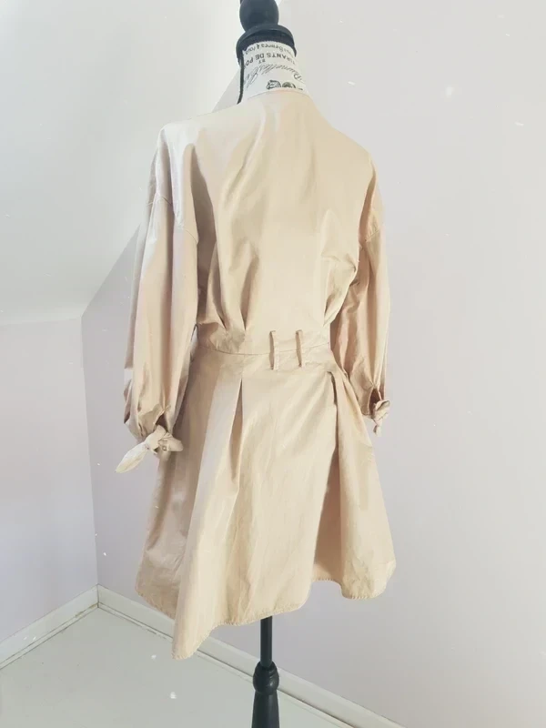 🤍 Vestido beige 100 % algodón – Zara – T. S/M – Muy buen estado – photo 2